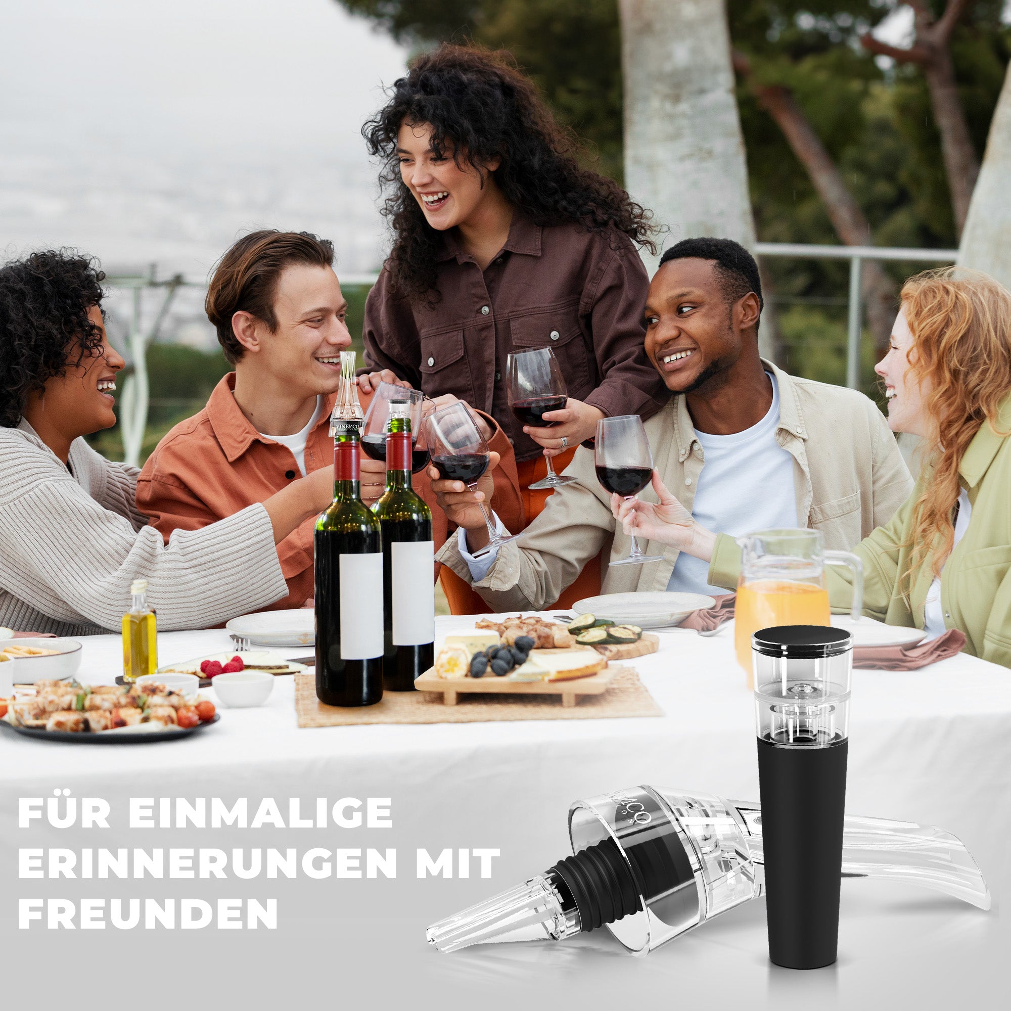 Dekantierausgießer