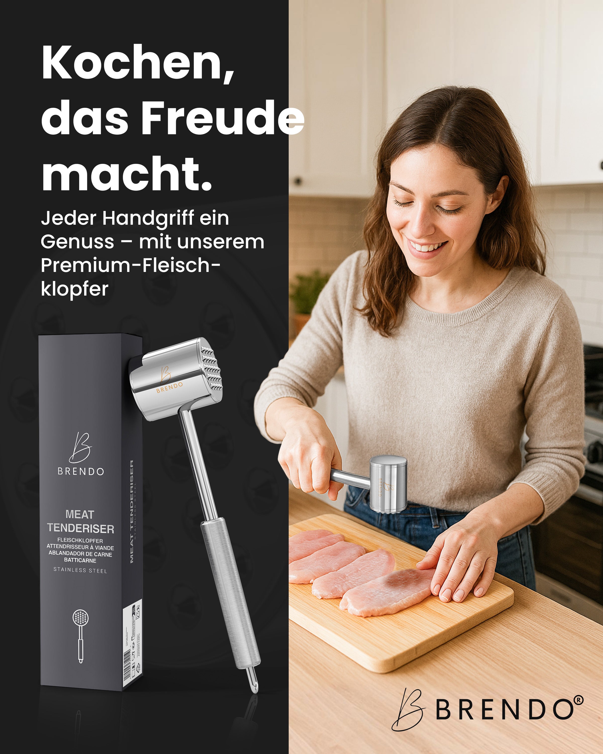 Brendo | Meat Hammer | Stainless