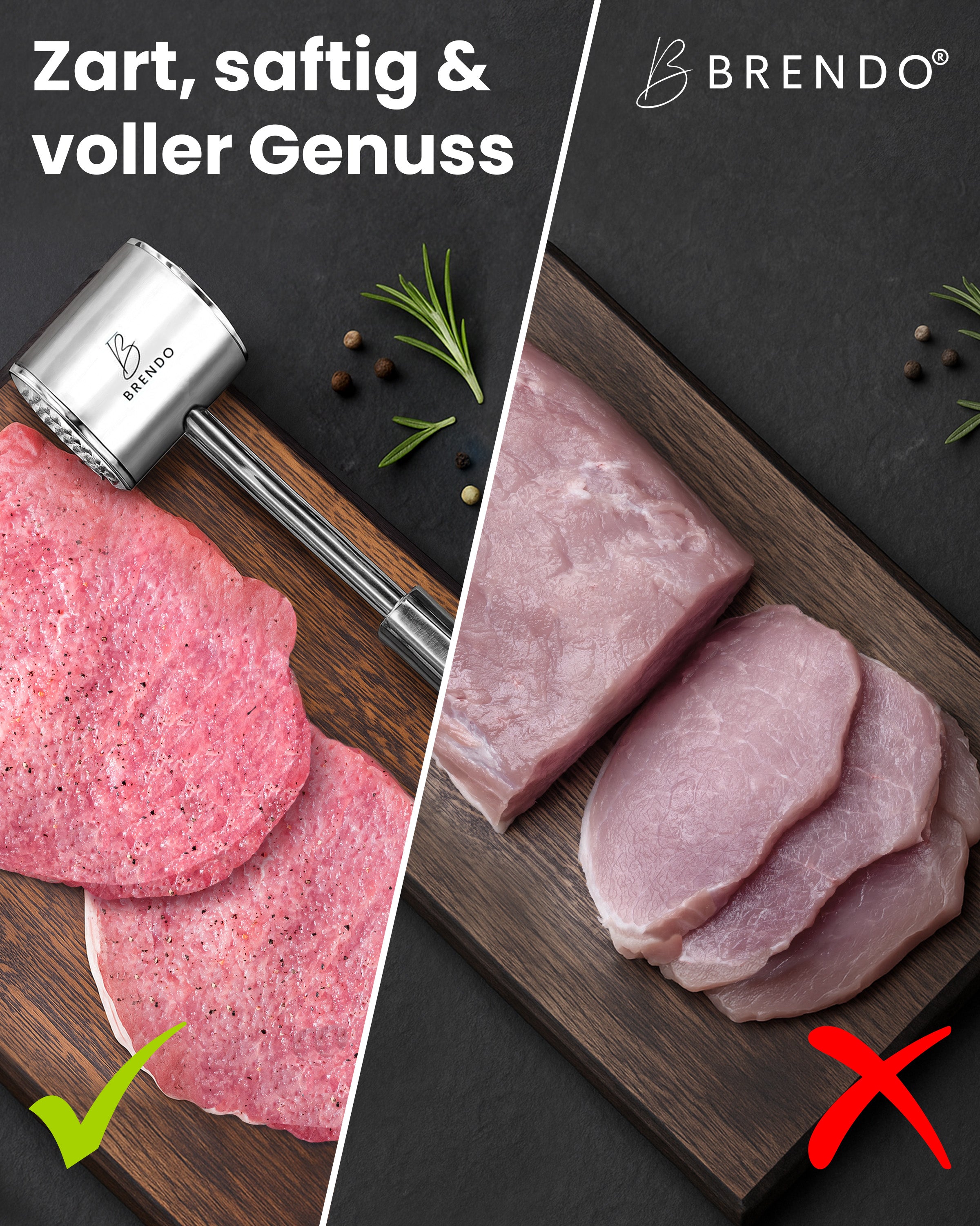 Brendo | Meat Hammer | Stainless