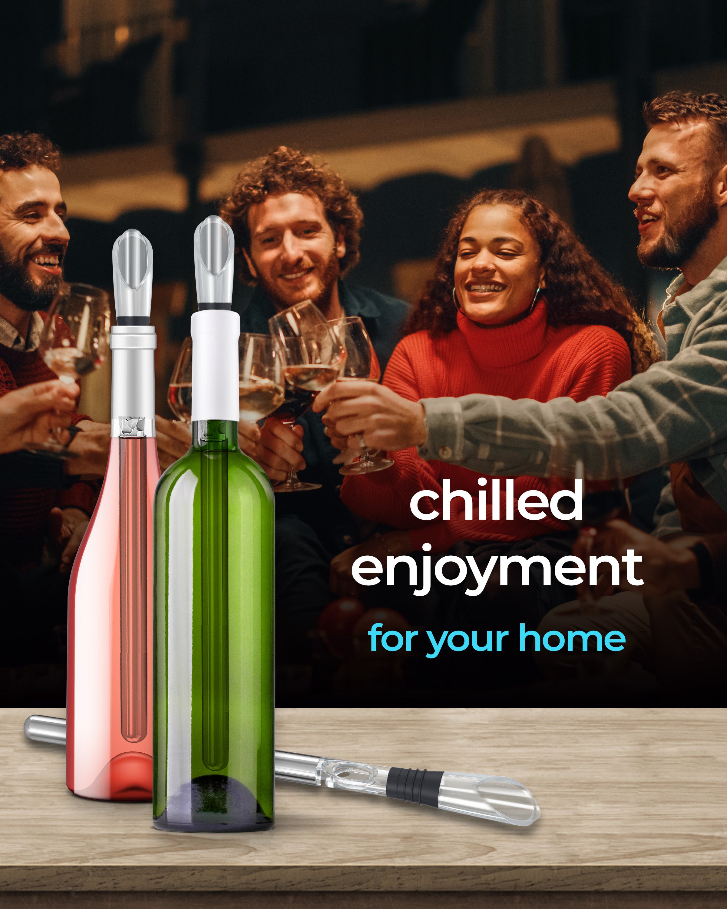 Brendo | Wine Chiller | 4pcs Set