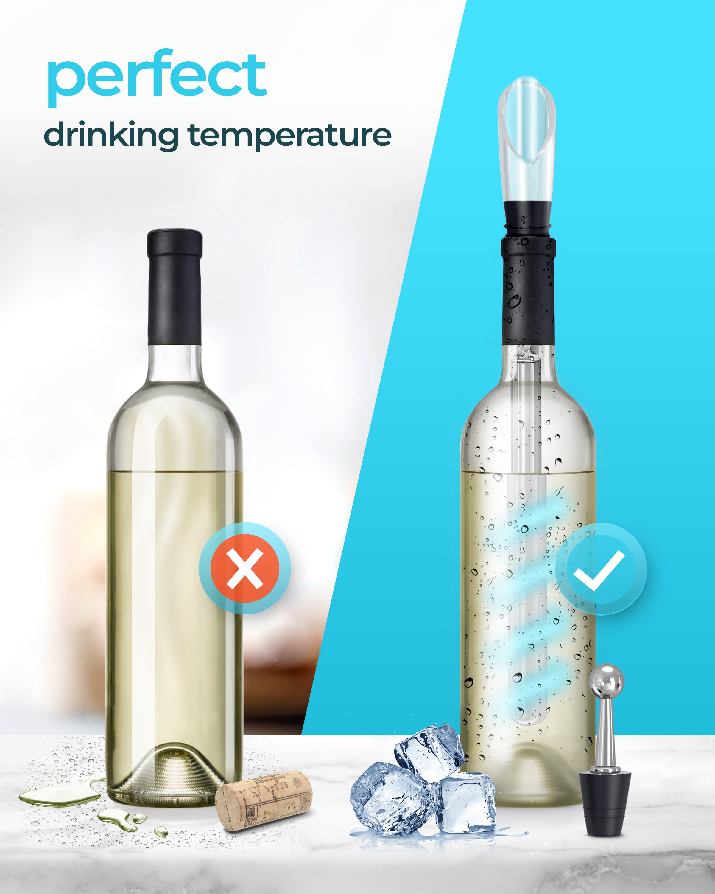 Brendo | Wine Chiller | 4pcs Set