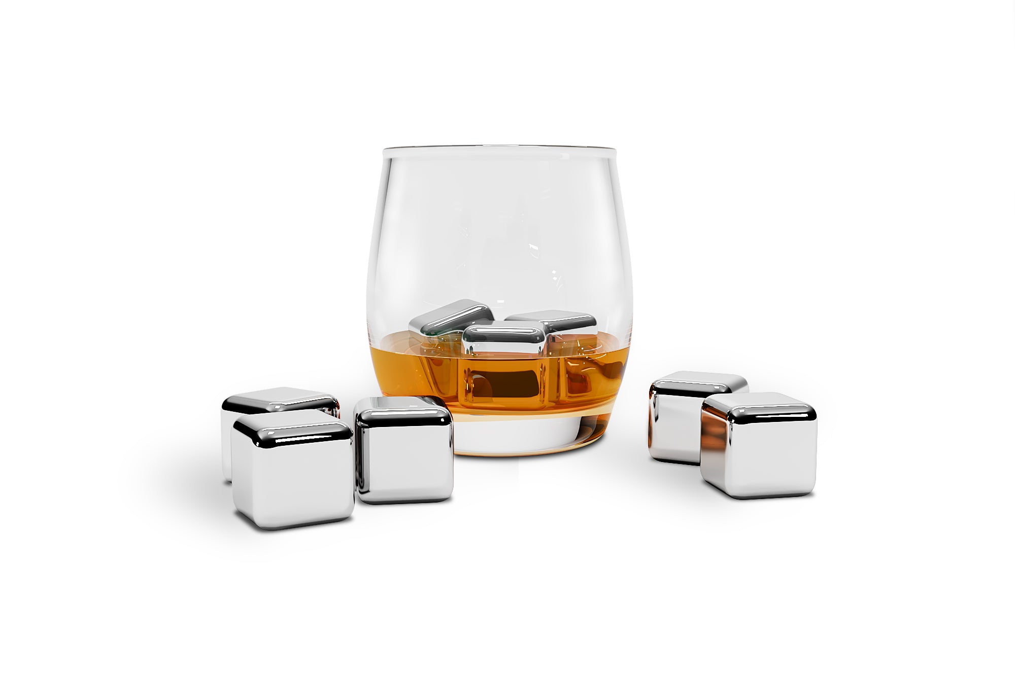 Whisky Steine 8er Set Edelstahl