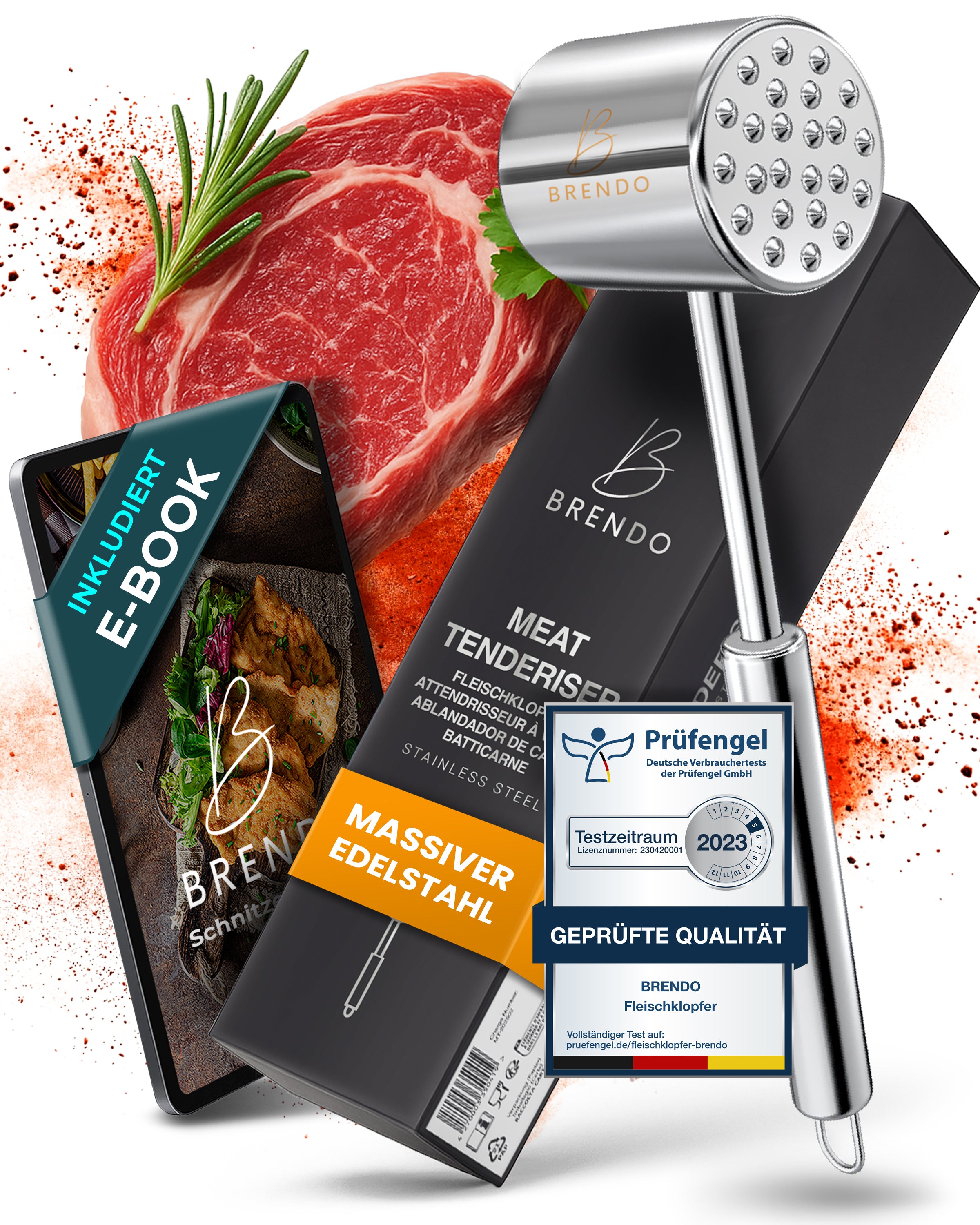 Brendo | Meat Hammer | Stainless