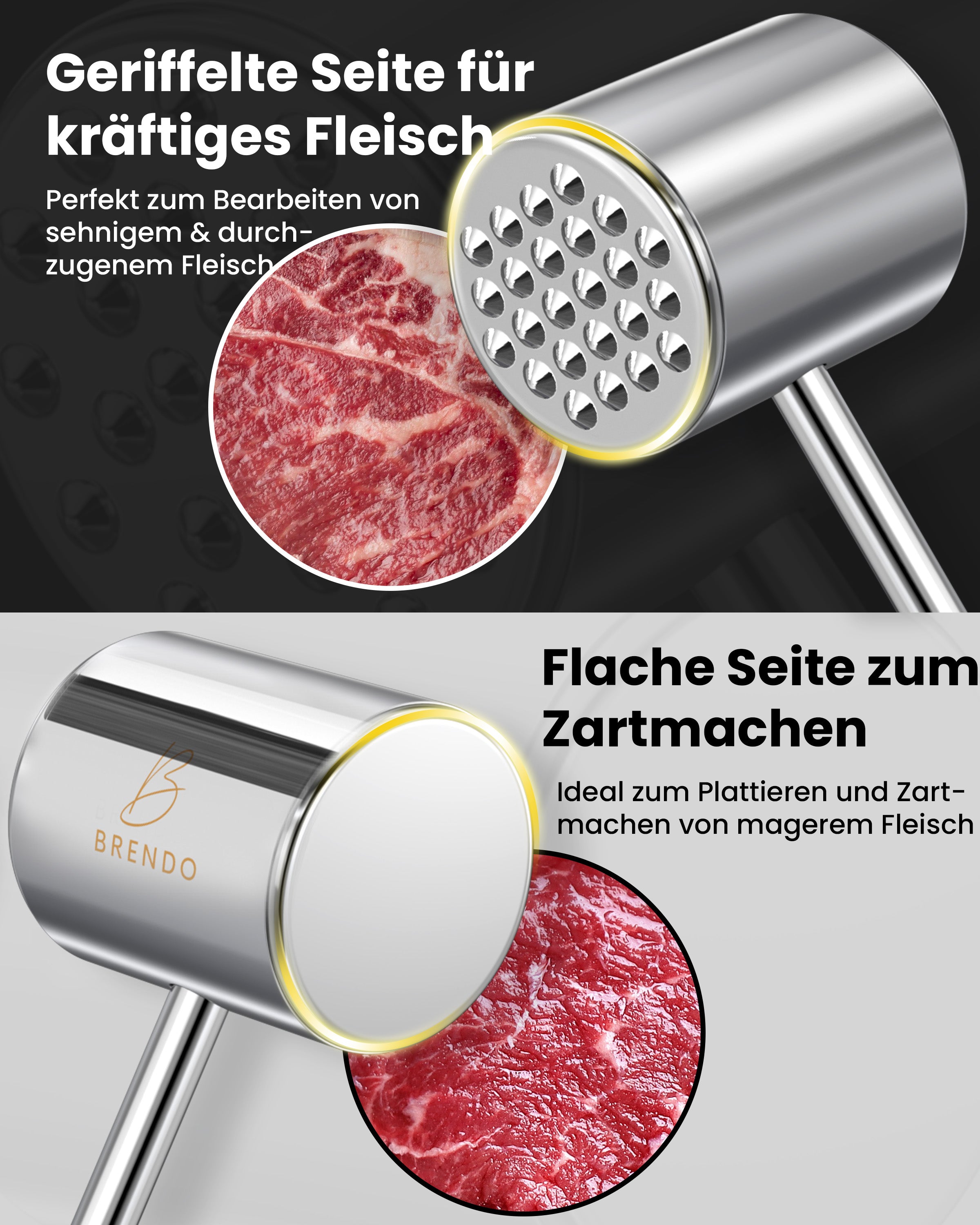 Brendo | Meat Hammer | Stainless